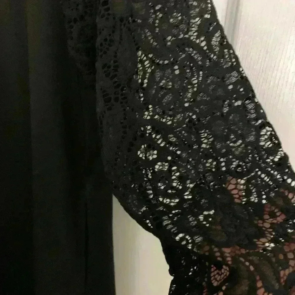 Lace Cocktail Swing MIDI Dress - Picture 5 of 16